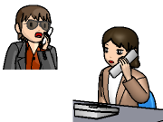 弁護士が相手方との電話対応をする