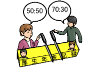 厚生年金記録について夫と妻が異なる按分割合を主張