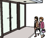 弁護士と一緒に裁判所に行く